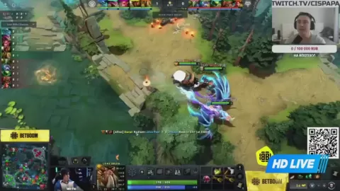 Poster siaran Team Yandex VS LGD Gaming