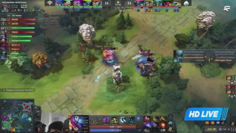 Poster siaran Team Spirit VS Team Legion