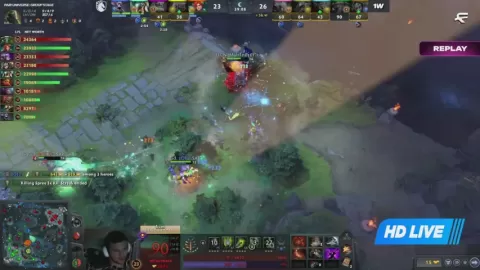 Poster siaran Team Liquid VS 1w Team