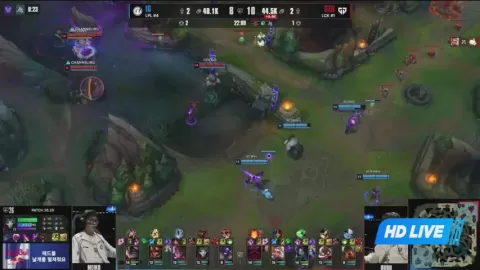 Poster siaran Gen.G Esports VS Invictus Gaming