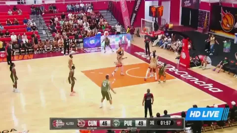 Poster siaran El Calor de Cancún VS Lobos de Puebla