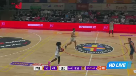 Poster siaran BK Pardubice VS BK Decin