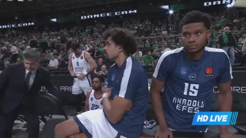 Poster siaran Zalgiris Kaunas VS Anadolu Efes Istanbul