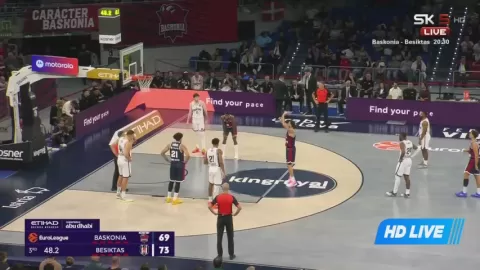 Poster siaran Baskonia Vitoria VS Besiktas