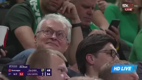 Poster siaran Zalgiris Kaunas VS Lyon-Villeurbanne