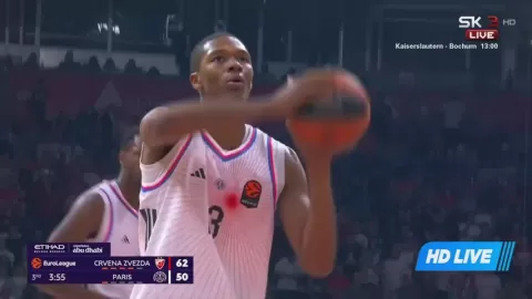 Poster siaran Crvena Zvezda Belgrade VS Paris