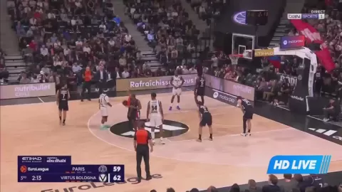 Poster siaran Paris VS Virtus Bologna