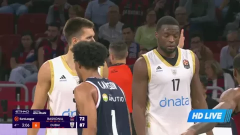 Poster siaran Baskonia Vitoria VS Dubai