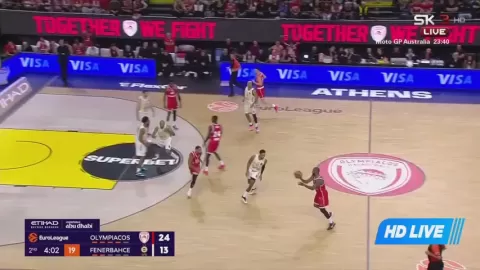 Poster siaran Olympiacos Piraeus B.C. VS Fenerbahçe Tarfin
