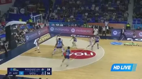 Poster siaran KK Buducnost VS Napoli Basket