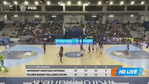 Poster siaran Gipuzkoa Basket VS Palmer Basket