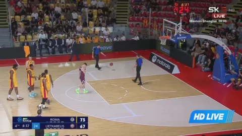 Poster siaran BC Roma SPQR VS Lietkabelis