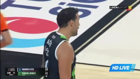 Poster siaran Anadolu Efes Istanbul VS Denizli Basket