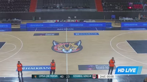Poster siaran CBK Mersin Women VS Istanbul GSK Women