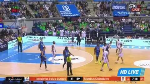 Poster siaran San Pablo Burgos VS Monbus Obradoiro
