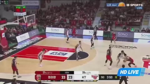 Poster siaran Anyang JungKwanJang Red Boosters VS Suwon KT Sonicboom