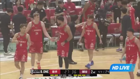 Poster siaran Iwate Big Bulls VS Koshigaya Alphas