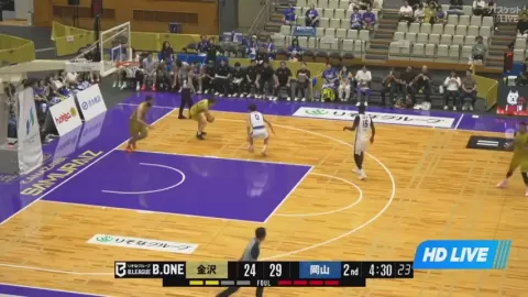 Poster siaran Kanazawa Samuraiz VS TryHoop Okayama
