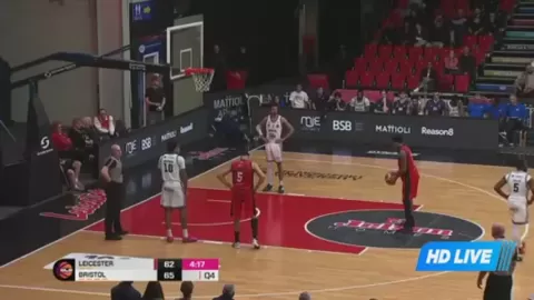 Poster siaran Leicester Riders VS Bristol Academy Flyers