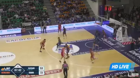 Poster siaran Dinamo Sassari VS Edilizia Moderna Rimini