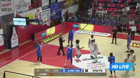Poster siaran Galil Elyon VS Maccabi Ironi Ramat Gan