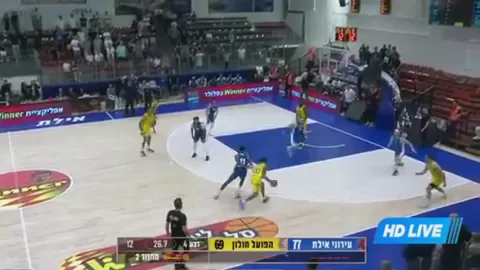 Poster siaran Ironi Eilat VS Hapoel Holon