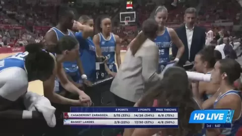 Poster siaran Zaragoza Women's VS Basket Landes