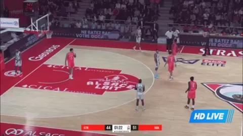 Poster siaran Strasbourg VS Chorale Roanne