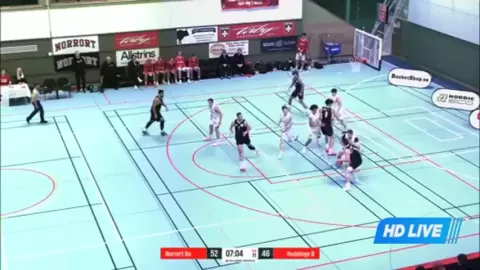 Poster siaran Norrort Basket VS Huddinge