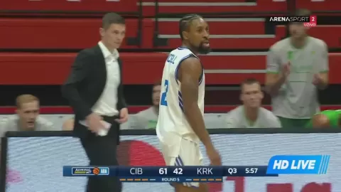 Poster siaran Cibona Zagreb VS KK Krka