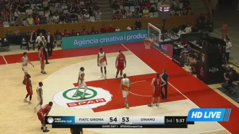 Poster siaran Basquet Girona VS Dinamo Bucuresti