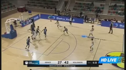 Poster siaran GENCE BC VS Kolossos Rhodes H Hotels Collection B.C.