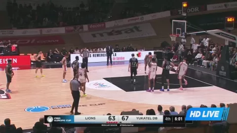 Poster siaran Les Lions de Geneve VS Denizli Basket