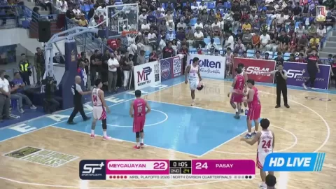 Poster siaran Pasay Voyagers VS Meycauayan