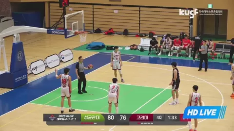 Poster siaran Sungkyunkwan University VS Korea University