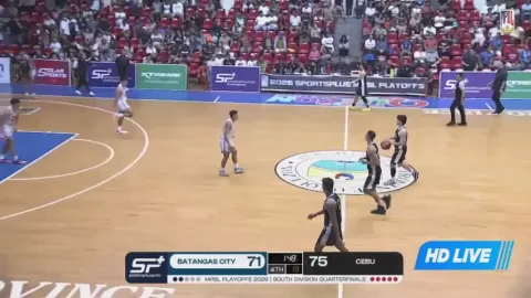 Poster siaran Cebu Classic VS Batangas City Tanduay Rum Masters