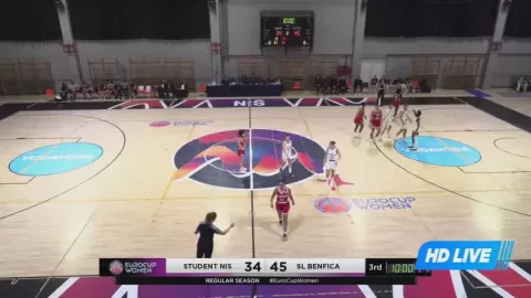 Poster siaran Serbia Student (W) VS Benfica Women