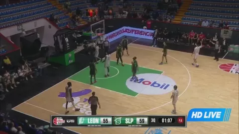 Poster siaran Abejas de León VS Santos del Potosí