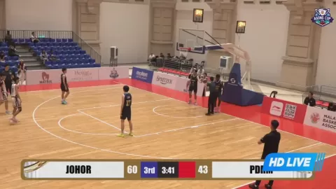 Poster siaran Johore VS PDRM