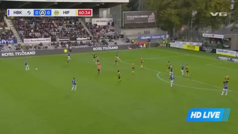 Poster siaran Halmstads VS Hammarby