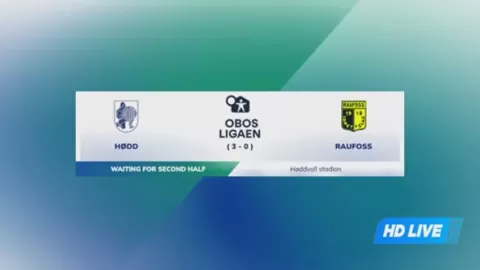 Poster siaran Hodd VS Raufoss IL