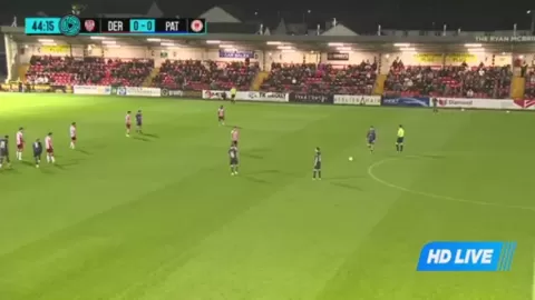 Poster siaran Derry City VS St. Patrick's Athletic