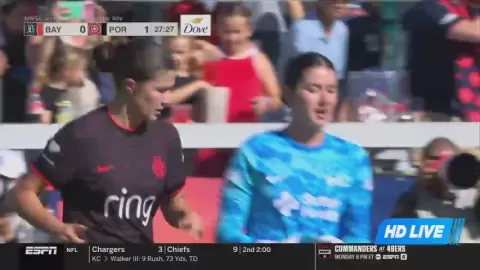 Poster siaran Bay FC (w) VS Portland Thorns FC Women