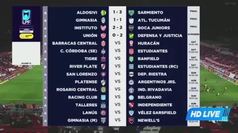 Poster siaran Club Atlético Unión VS Defensa Y Justicia