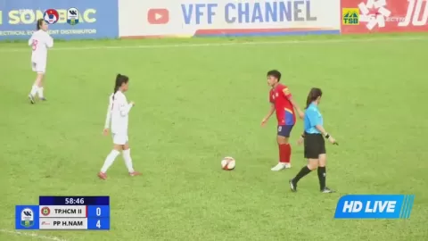 Poster siaran Ho Chi Minh City B Women VS Phong Phu Ha Nam Women