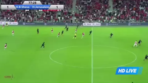 Poster siaran Hapoel Beer Sheva VS Hapoel Jerusalem