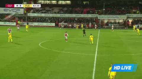 Poster siaran Cheltenham Town VS Fleetwood Town