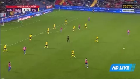Poster siaran CSKA Moscow VS FK Rostov