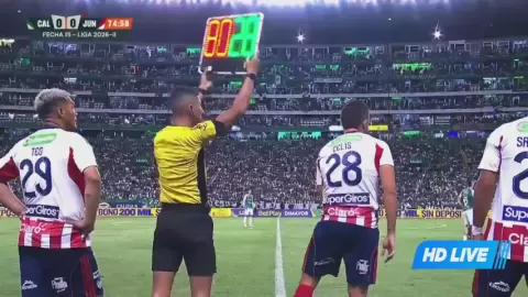 Poster siaran Deportivo Cali VS Atletico Junior Barranquilla