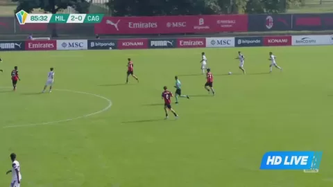 Poster siaran AC Milan U20 VS Cagliari U20